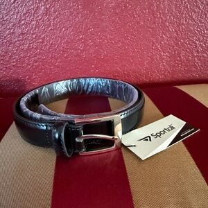 Sportoli Mens Stitched Leather Belt 36" / Luxury / El Corte Ingles